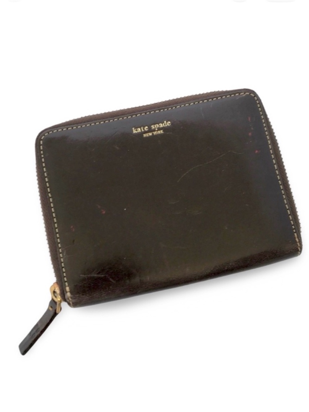 Vintage Kate Spade brown leather Blackberry case